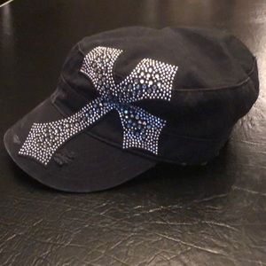 Black Bling across Painters Cap